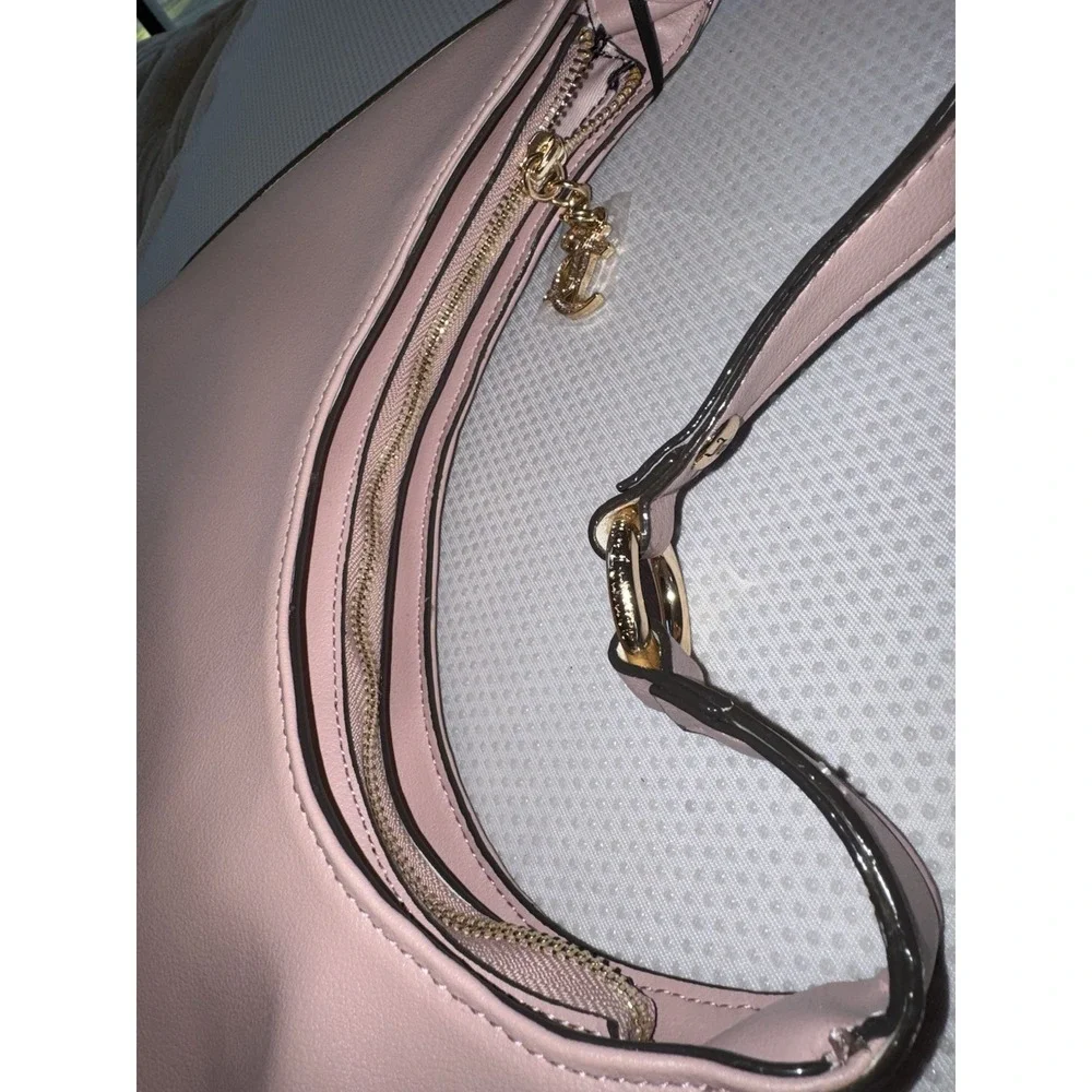 Juicy Couture Drama Queen Hobo Bag Dusty Blush Pink‎ Shoulder Purse NWT